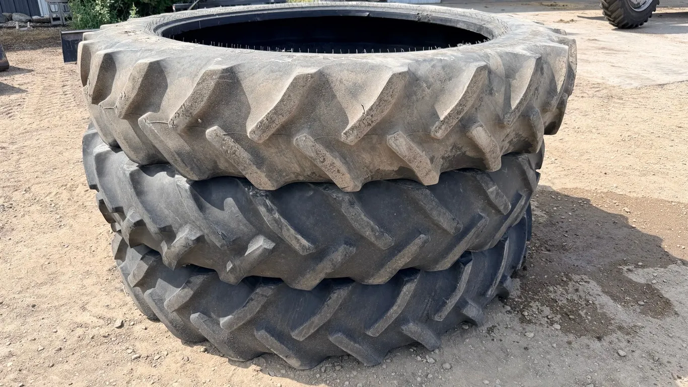 3) Goodyear 380/90R54 tires