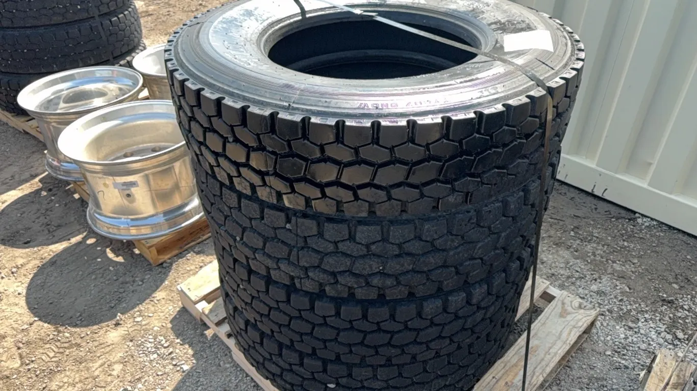 4) Bridgestone 11R22.5 tires