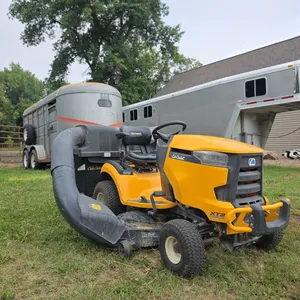 Cub cadet XT2 enduro series lawn tractor with bagger