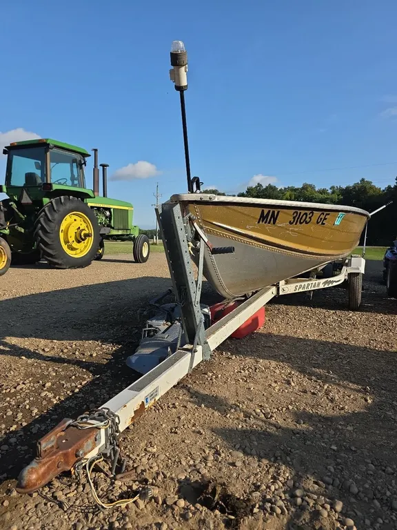 12' john boat with sparton sport trailer