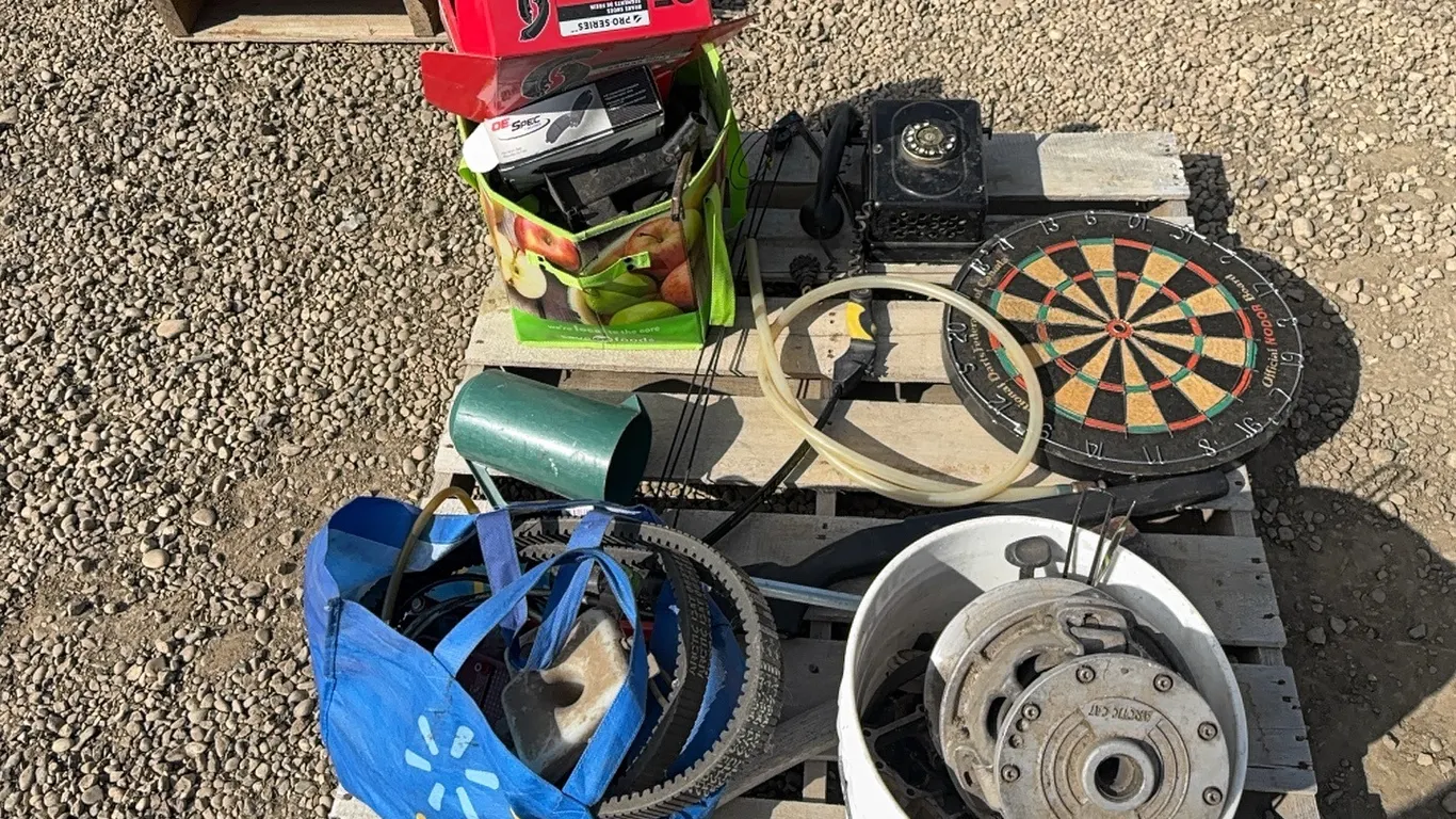TELEPHONE, DART BOARD, ARCTIC CAT PARTS, BELTS, BRAKE SHOES