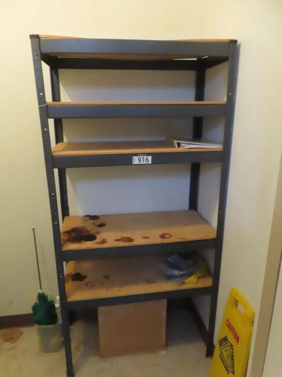Grey Metal Shelf *Located at 4831 93 Ave, Edm.
