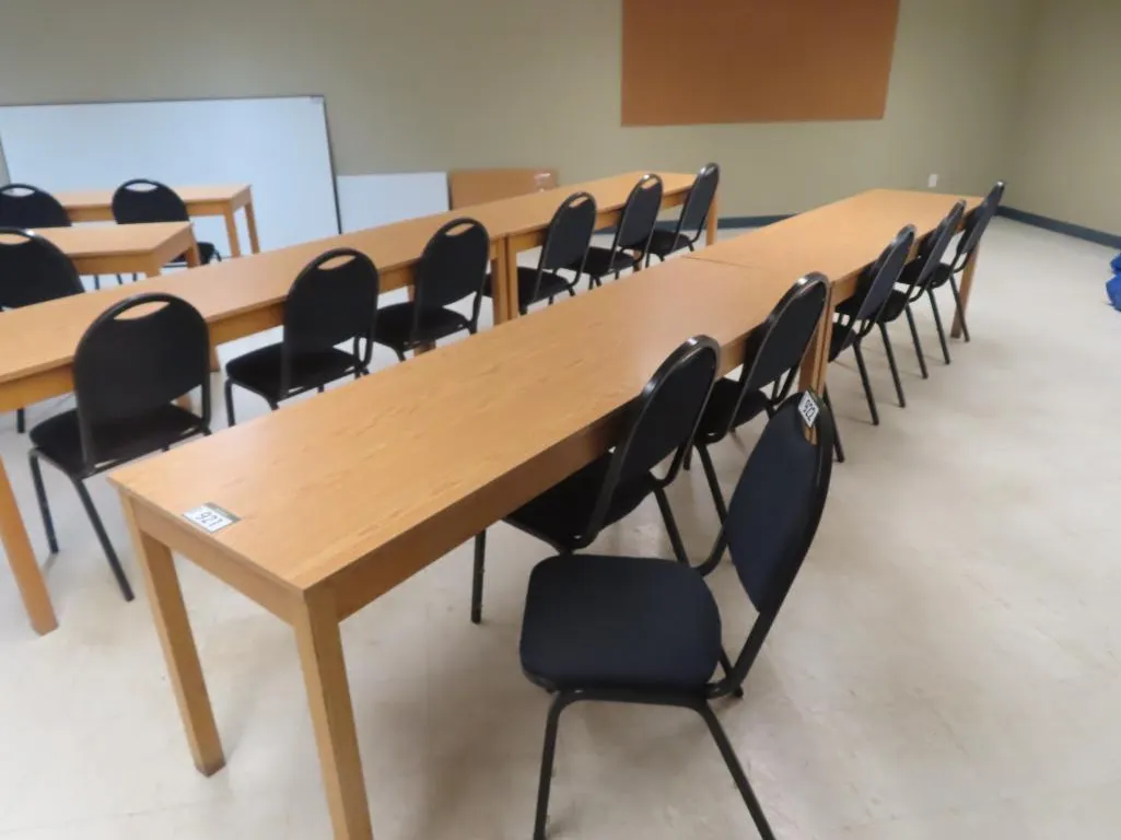 Lot - (27) Black Chairs *Located at 4831 93 Ave, Edm.