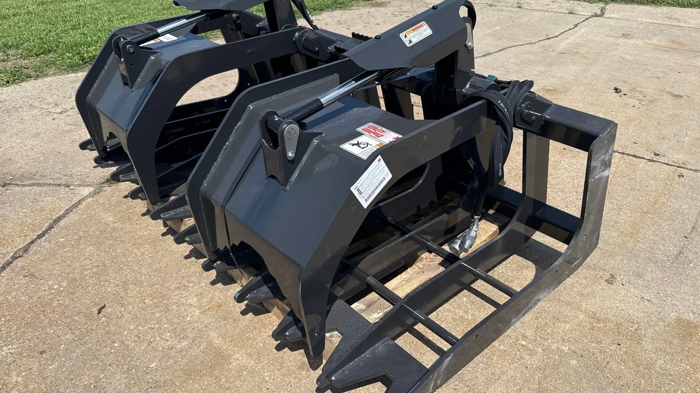 New Stout 76 inch Skidloader Utility Grapple Bucket