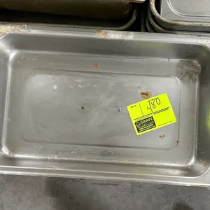 Stainless steel insert pan lid.