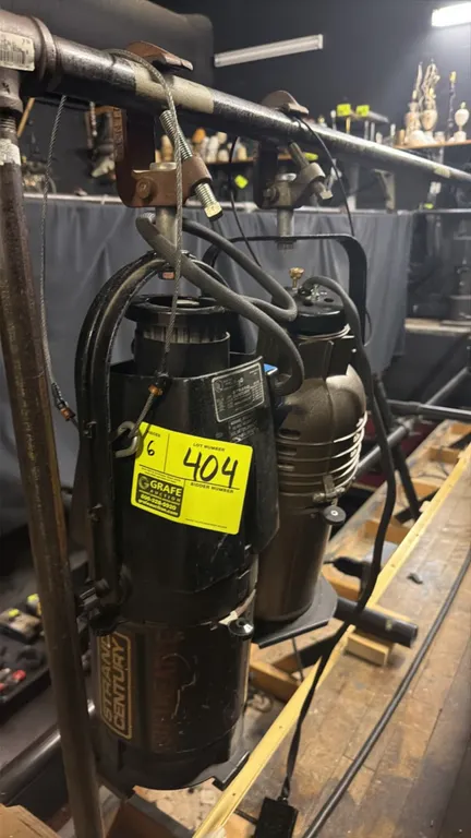 Strand Century and assorted professional theater stage spotlights. Features adjustable mounting yokes with C-clamps and safety cables. Electrical: 120