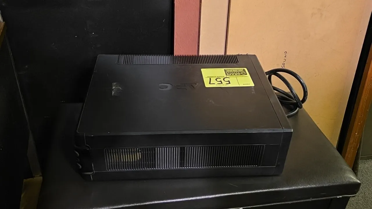 APC Back-UPS XS 1300 (BX1300G) uninterruptible power supply. S/N: 3B1050X56656. Features battery backup and surge protection outlets, master/controlle
