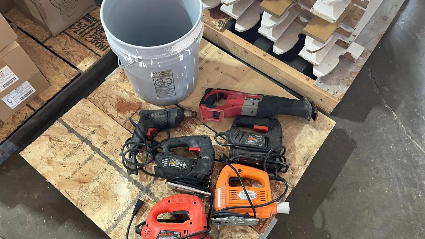 Pail of Hand Tools