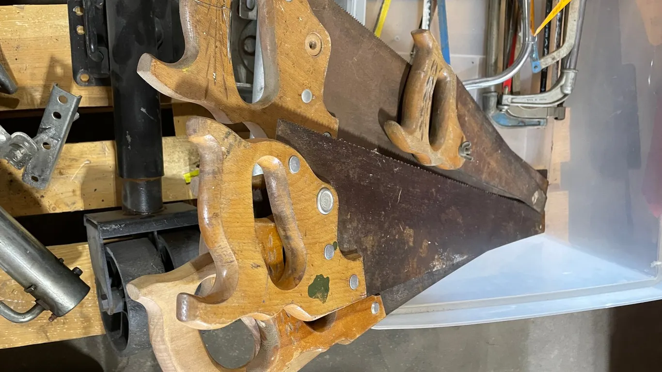 (6) Wood Handle Hand Saw