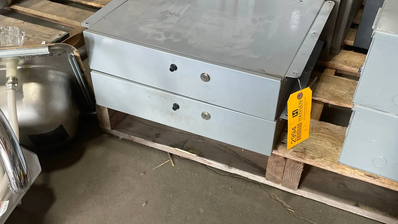 (2) Metal Cash Boxes