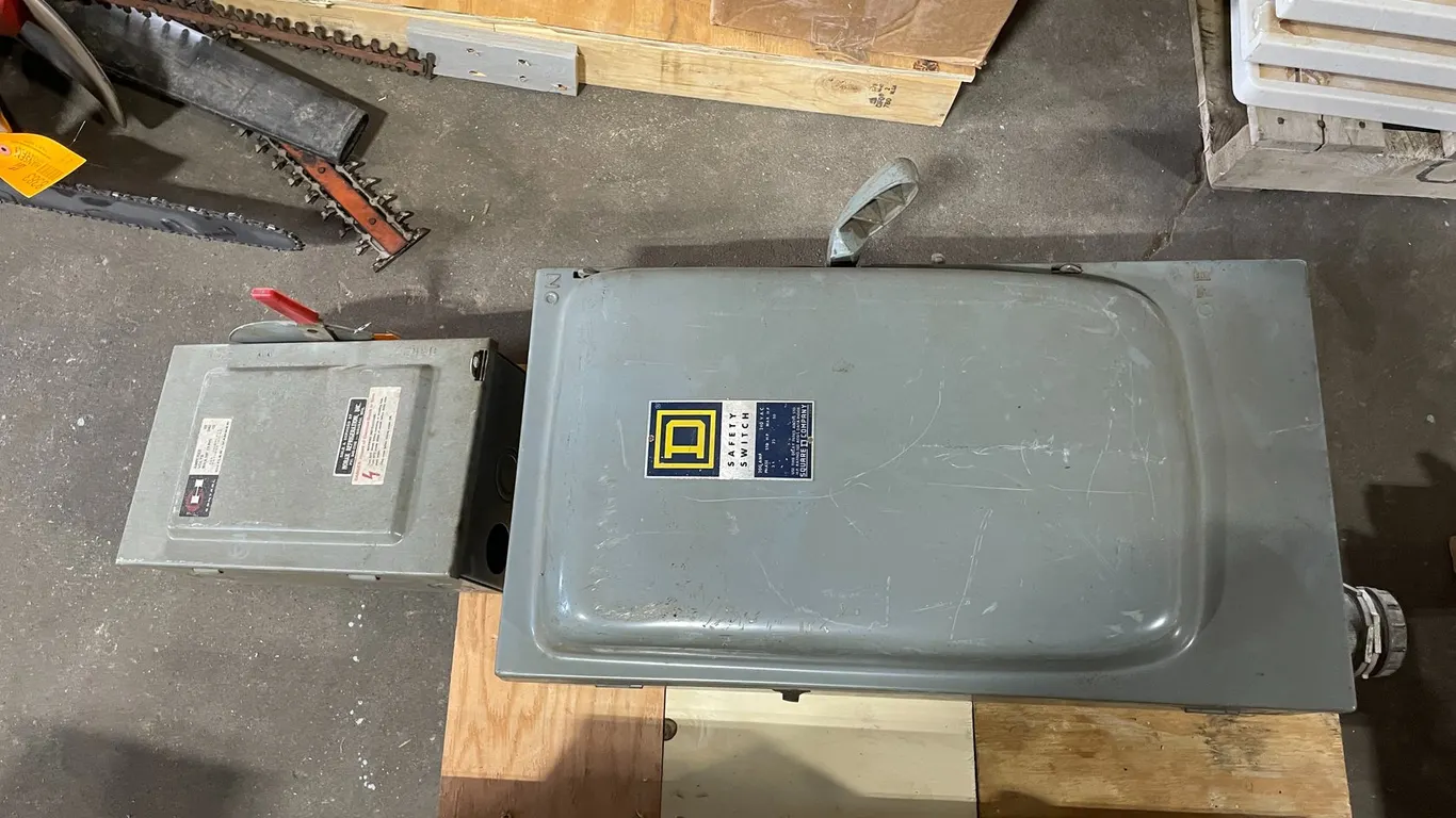 (2) Safety Switch Boxes