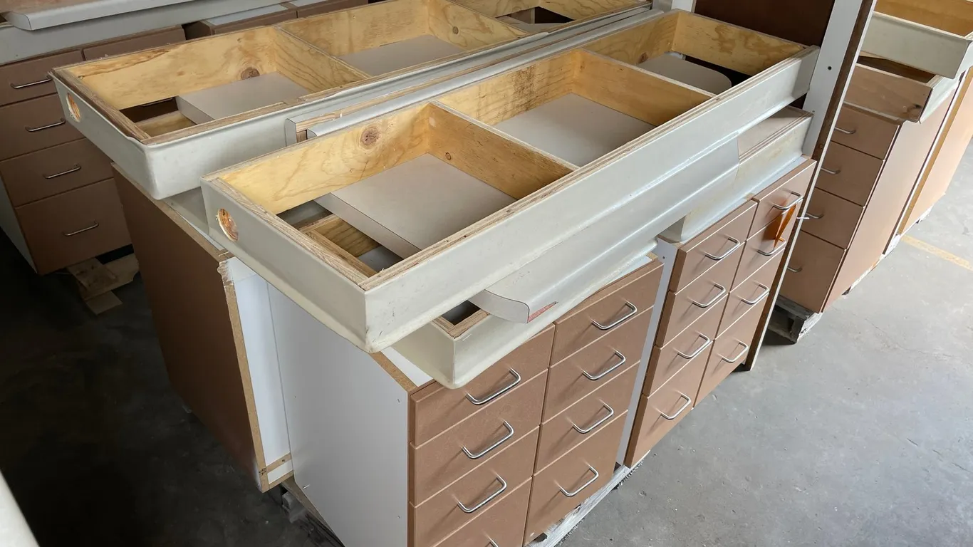 Pallet of Base Cabinets and Countertops