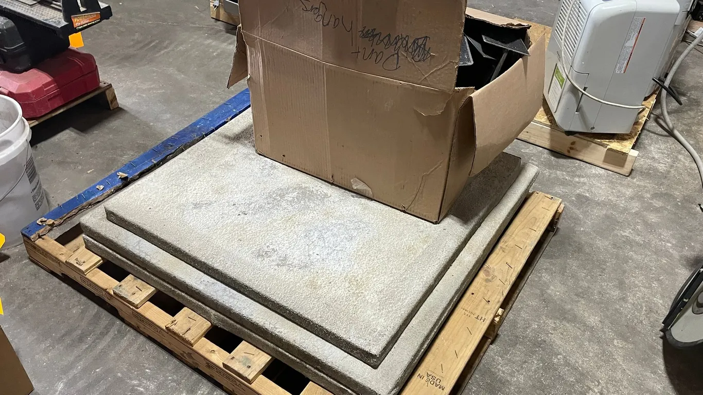 (3) Cement Pads