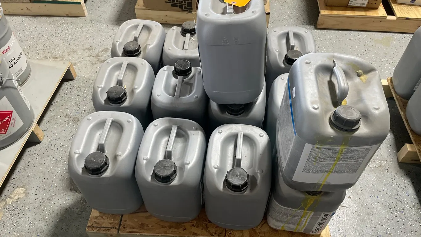 Pallet of Schonox Acrylic Primer and Moisture Barrier