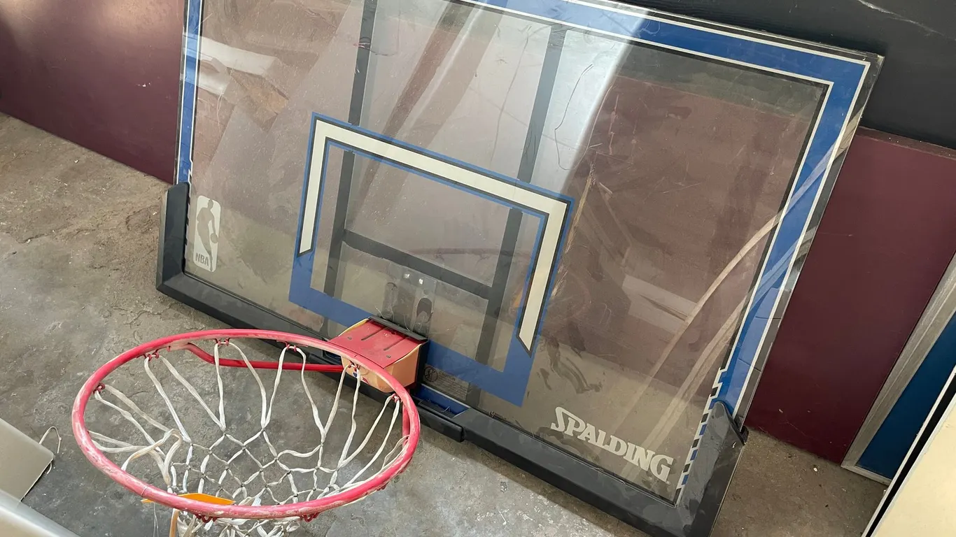 Spalding Basket Ball Hoop and Backboard