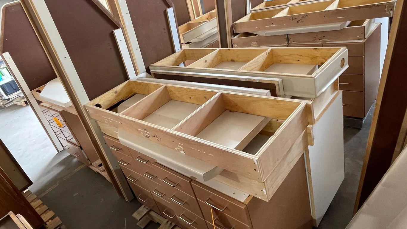 Pallet of Base Cabinets and Countertops