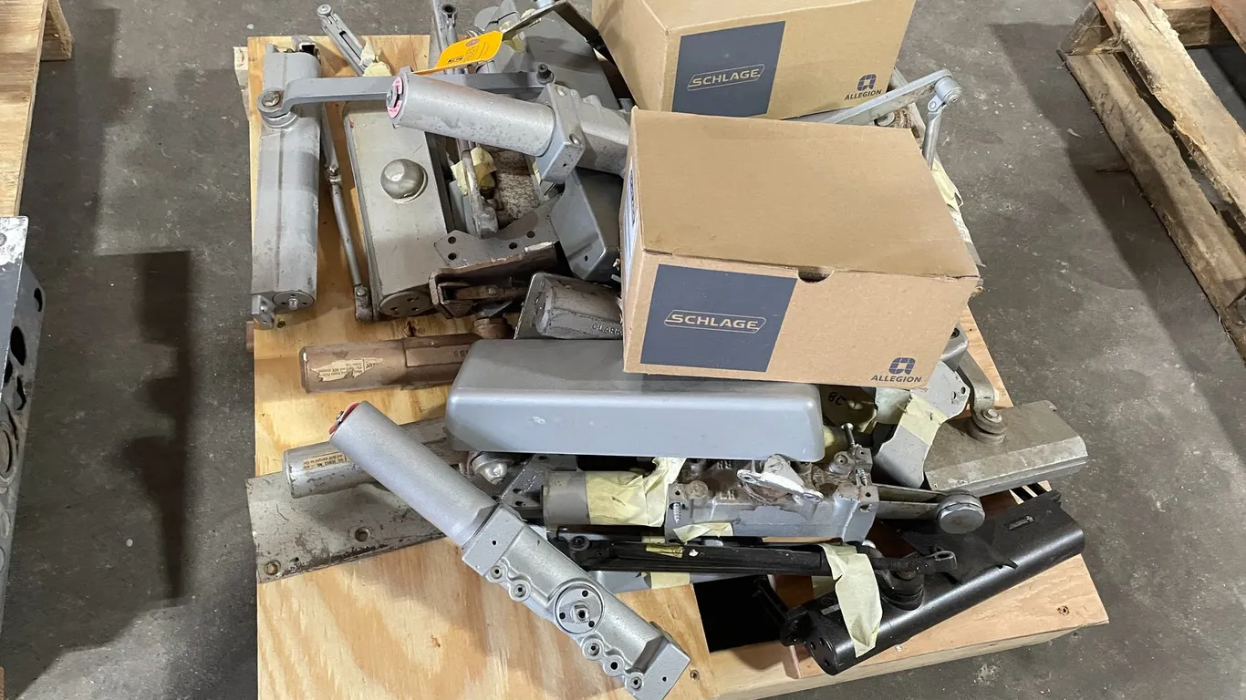Pallet of Commercial Door Mechanism