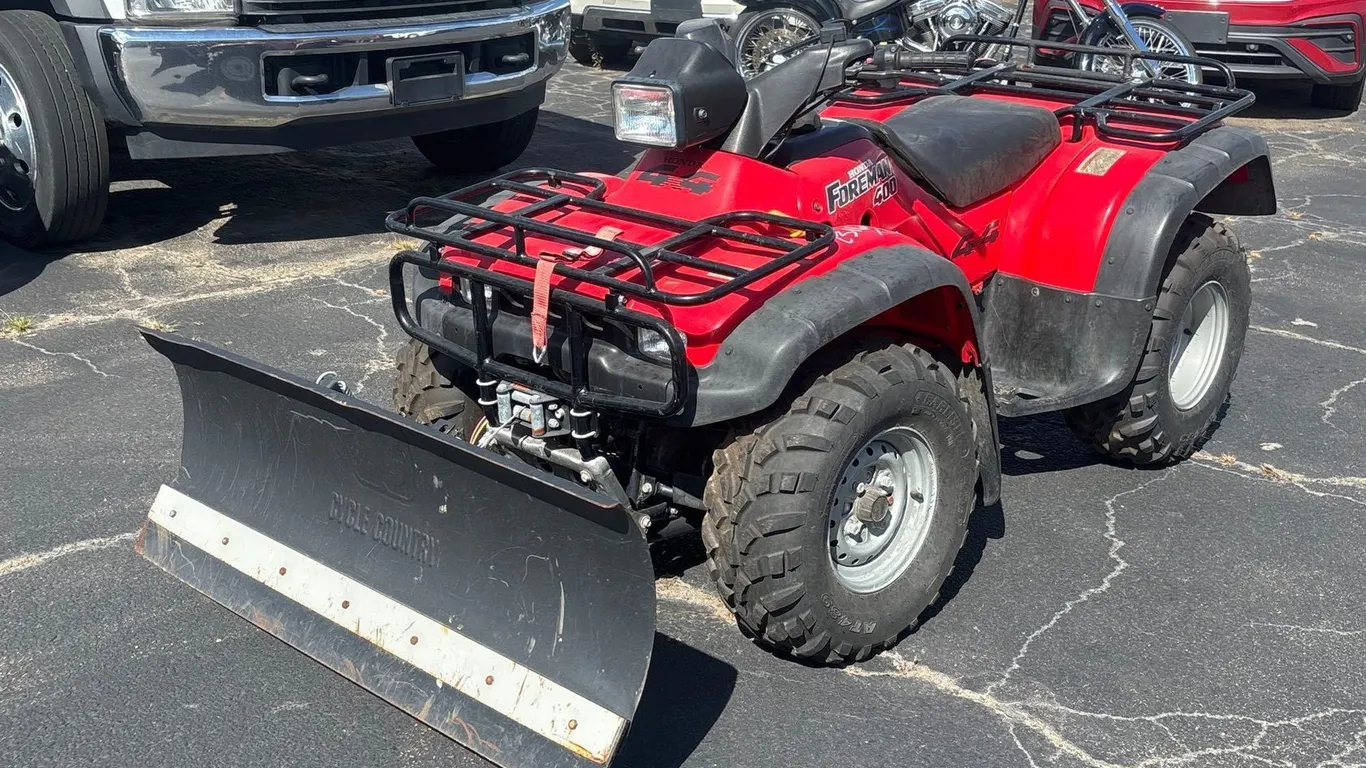 2000 HONDA TRX400FW ALL TERRAIN VEHICLE, 478TE200XY4102316, KEY - WITH PLOW