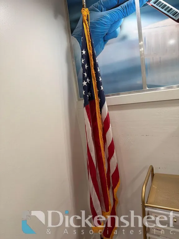 FLAG ON STAND