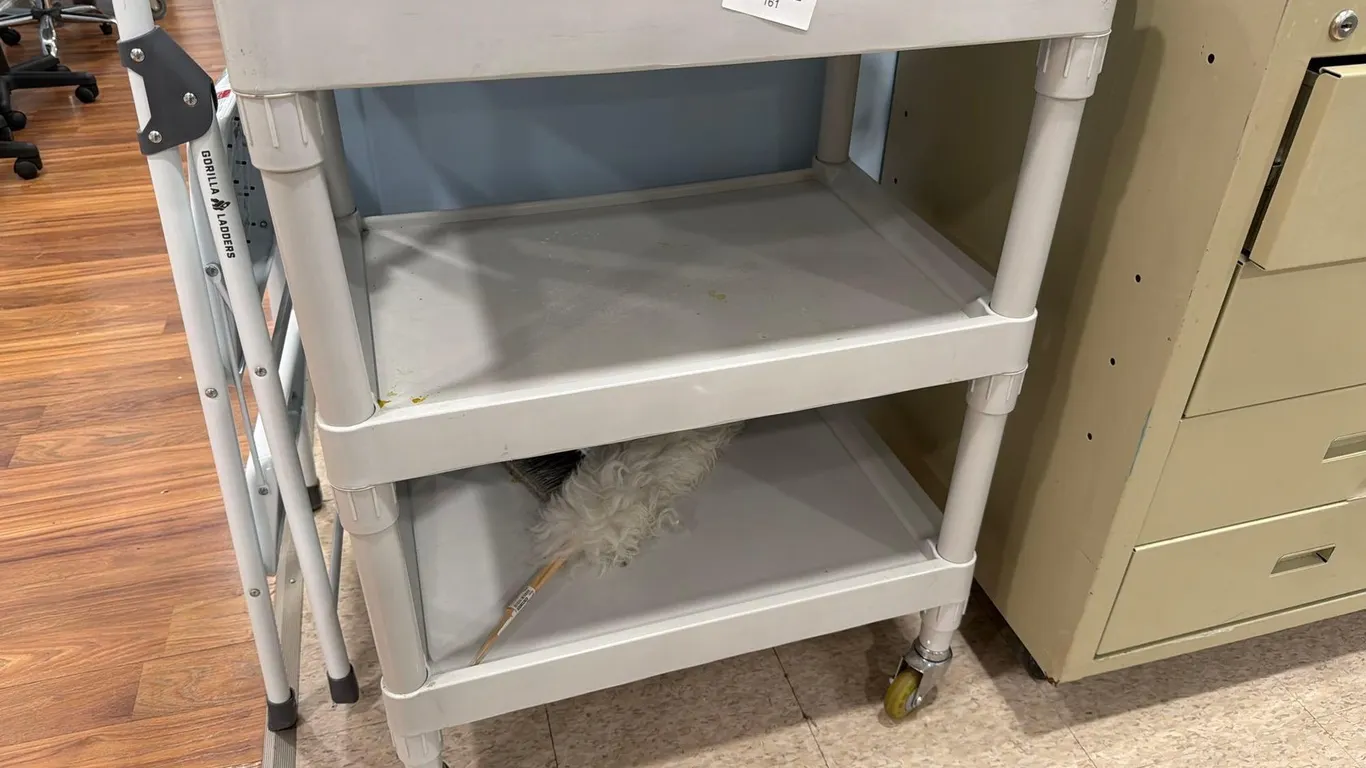 THREE TIER SERVICE CART