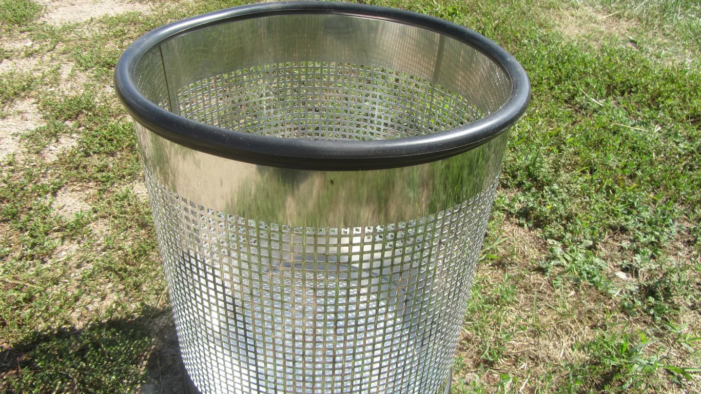 Stainless Steel Waste Bin
