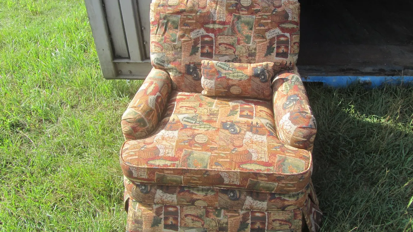 Barcalounger Fishing Themed Reclining Chair