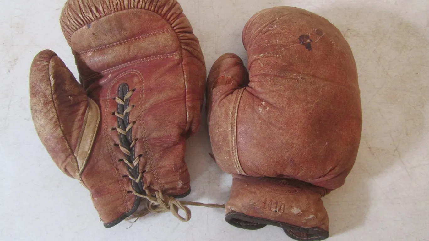 Pair Of Vintage J.C. Higgins #1410 Boxing Gloves