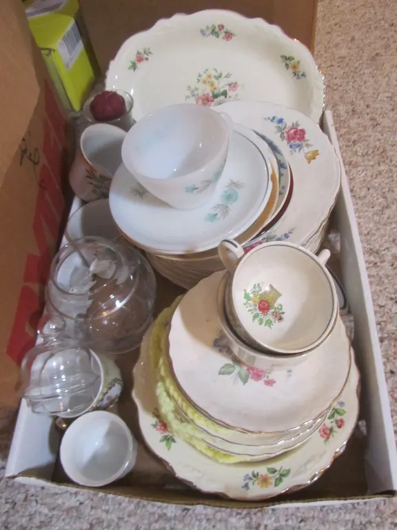 Lot Of Assorted Decorative Plates, Tea Cups, And More