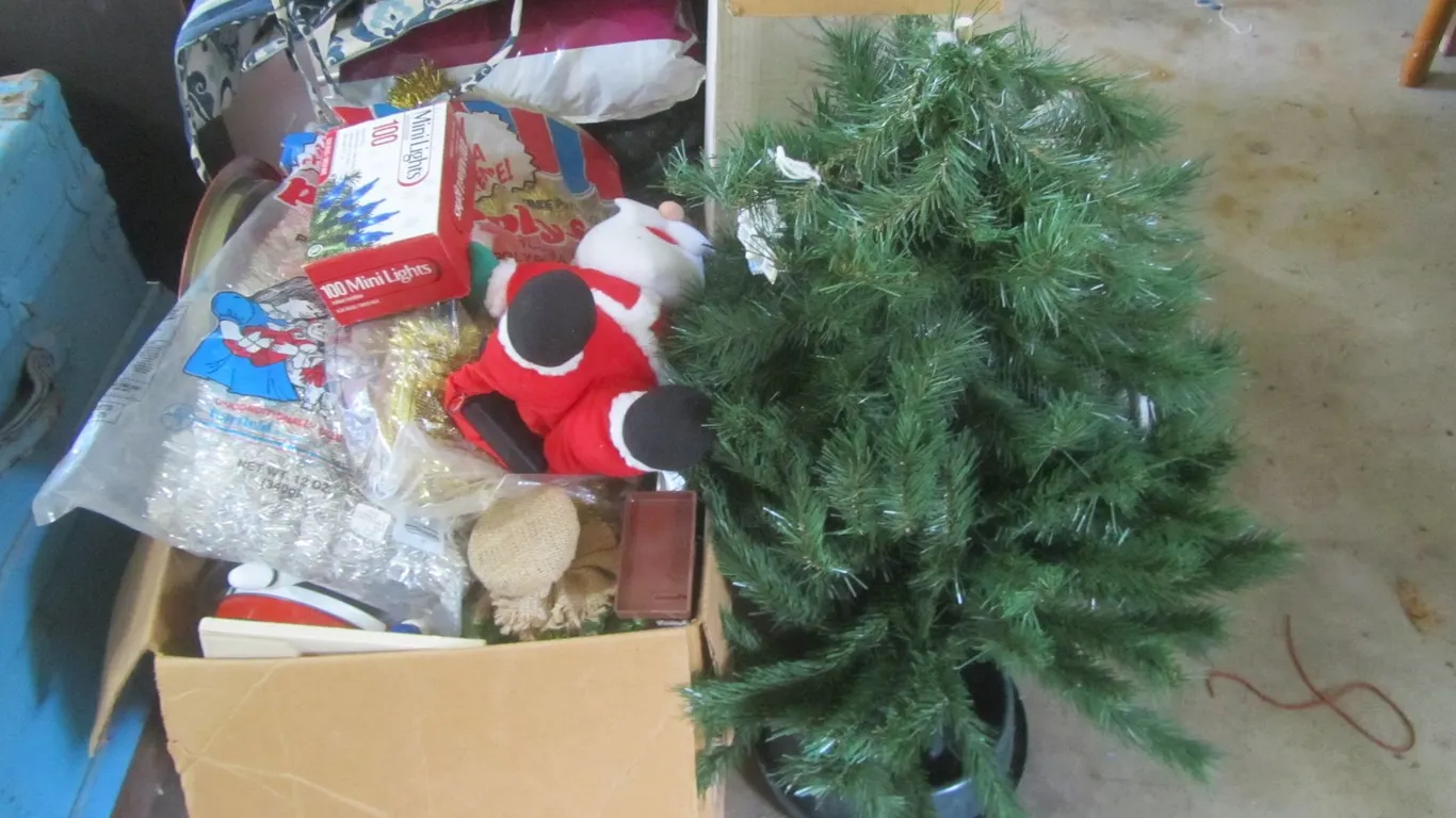 Large Lot Of Assorted Christmas Decorations