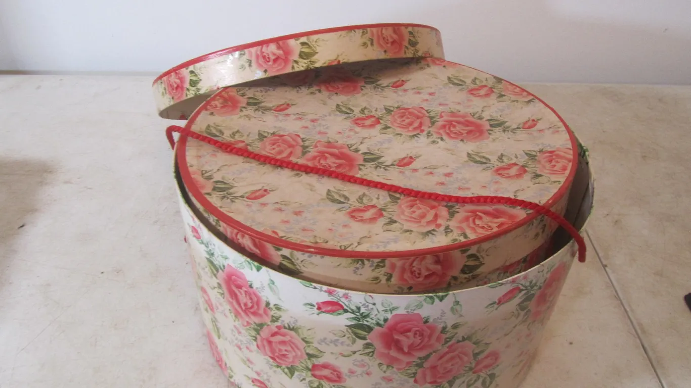 (2) Vintage Hat Boxes