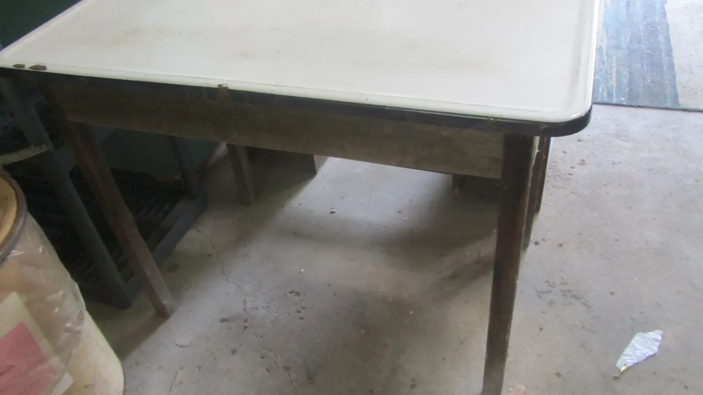 Metal Top Table