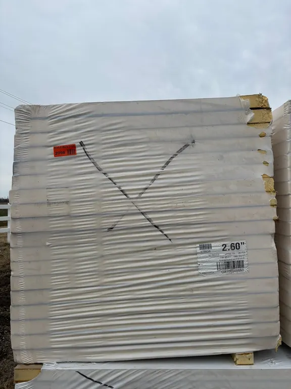 (18) 4'x4'x2.60" Energyguard Polyiso Insulation Sheets