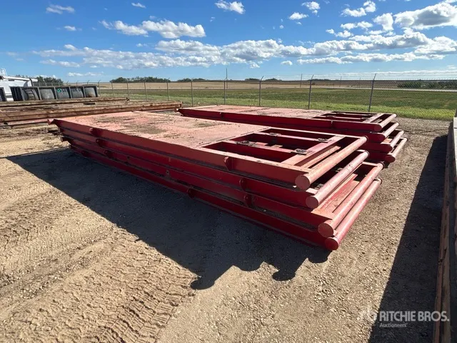 Quantity of 8 ft 6 in x 22 ft 4 in Steel Skids
