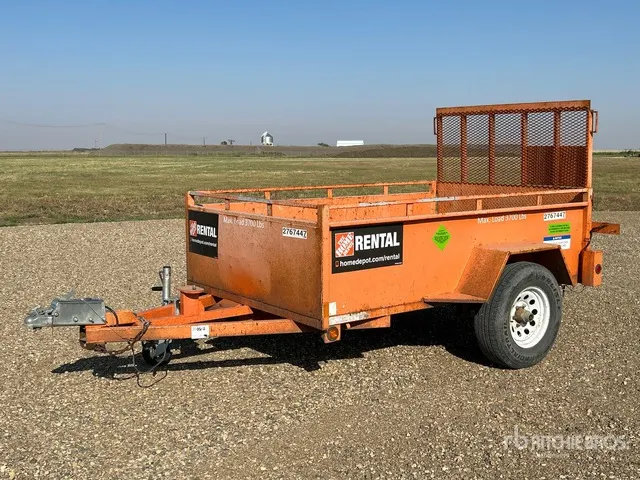 2019 Miska CA58U 8 ft S/A Utility Trailer