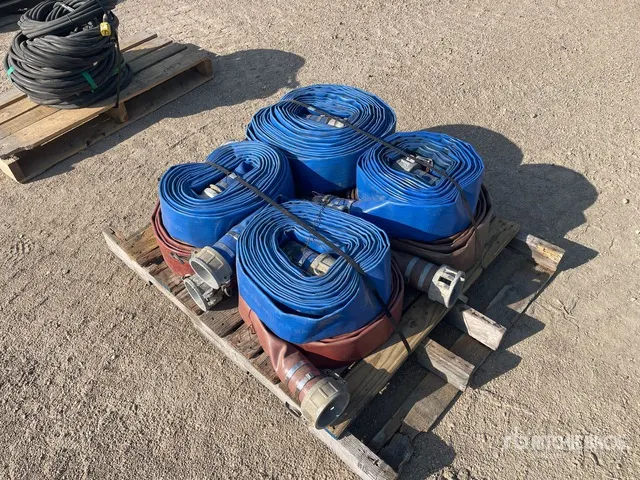 Quantity of (8) 3 Inch Water Pump Hose