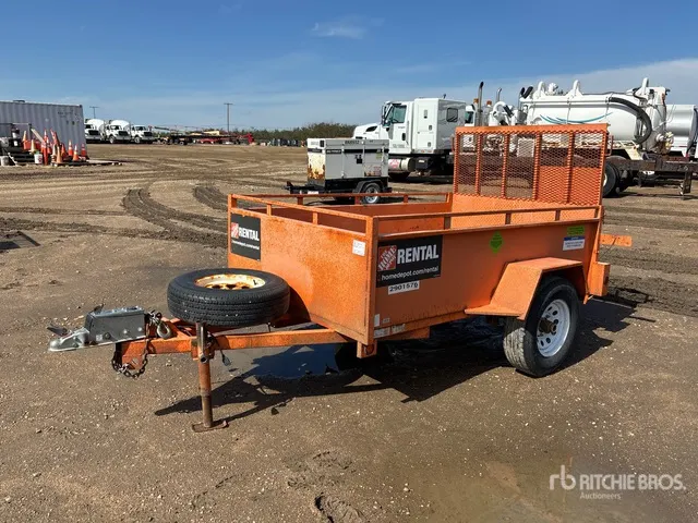 2020 Miska CA58U 8 ft S/A Utility Trailer
