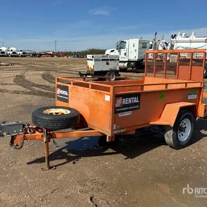 2020 Miska CA58U 8 ft S/A Utility Trailer