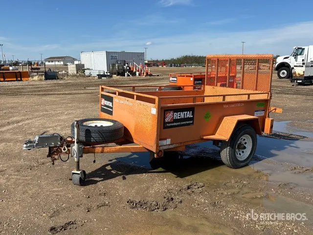 2019 Miska CA58U 8 ft S/A Utility Trailer