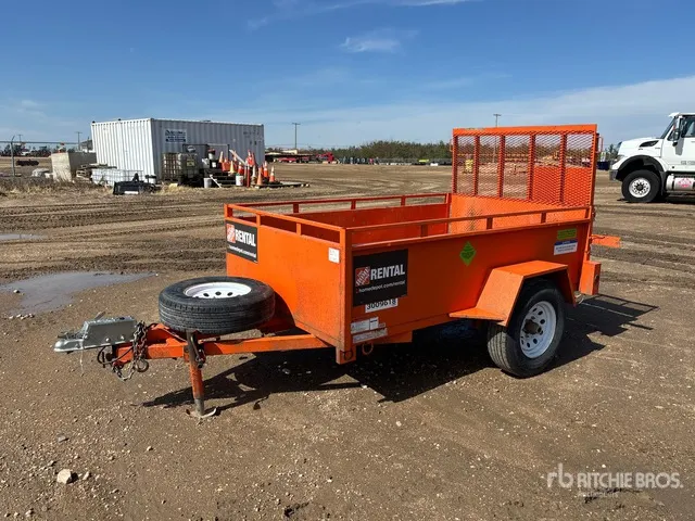 2020 Miska CA58U 8 ft S/A Utility Trailer