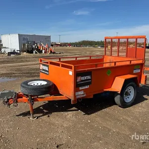 2020 Miska CA58U 8 ft S/A Utility Trailer