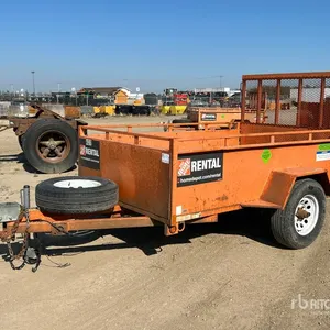 2020 Miska CA58U 8 ft S/A Utility Trailer