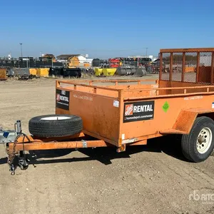 2019 Miska CA58U 8 ft S/A Utility Trailer