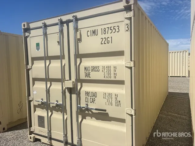 2026 20 ft Standard Storage Container