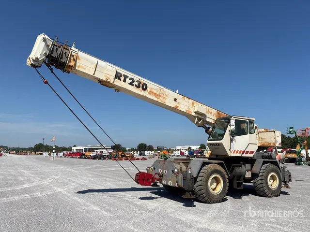 1998 Terex RT230 60000 lb 4x4 Rough Terrain Crane