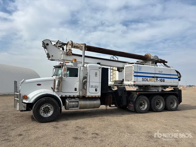 2006 Soilmec T-108 on 2007 Peterbilt 378 8x6 Drill Truck