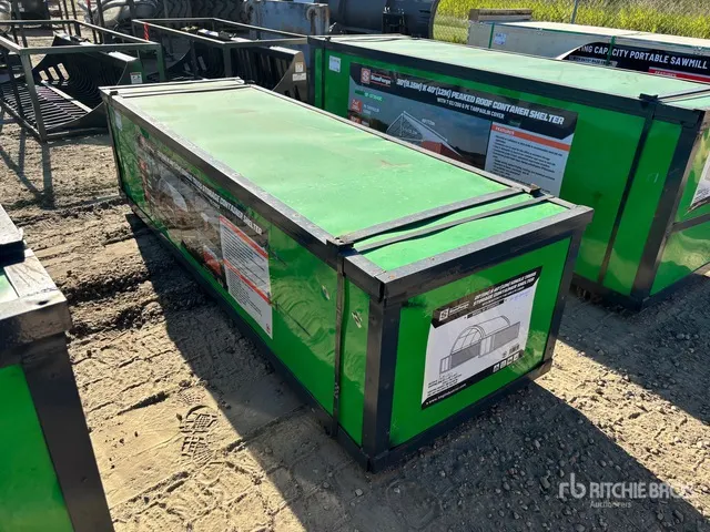 StanForge ST2041CE 20 ft x 40 ft Single Truss Container Shelter (Unused)