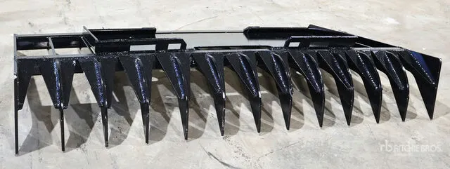 2025 Kit Containers QT-RR-70 70 in Skid Steer Root Rake (Unused)