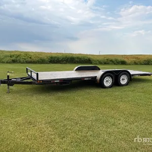 2010 Double A 20 ft T/A Tilt Deck Equipment Trailer