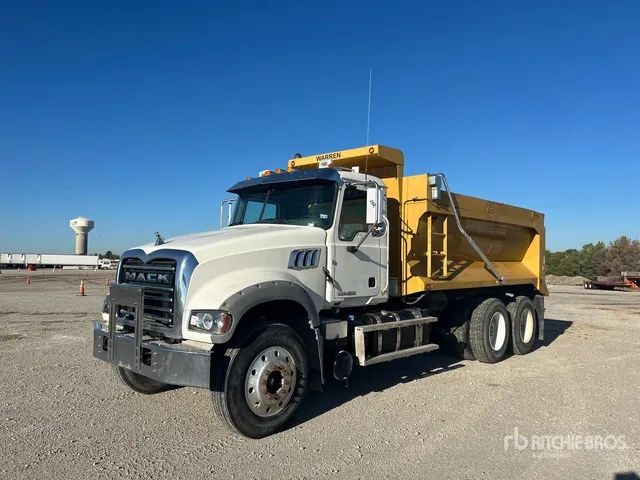 2015 Mack GU713 6x4 T/A Dump Truck