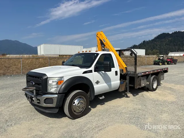 Copma 55.4 Knuckle Boom on 2012 Ford F-550 XL 4x2 Boom Truck